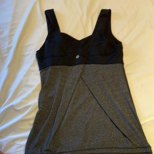 Size 8 Black Lululemon Tank